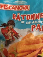 Bâtonnets de calamars panés