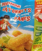 Batonnets de poisson panés