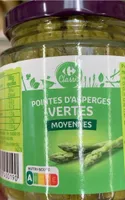 Pointes asperges vertes
