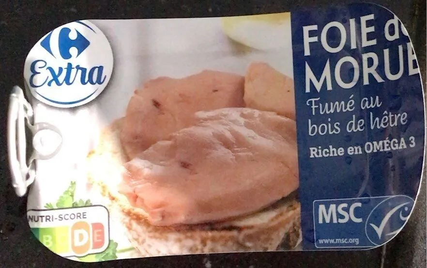 Foie de morue fumé au bois de hêtre