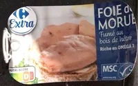 Foie de morue fumé au bois de hêtre