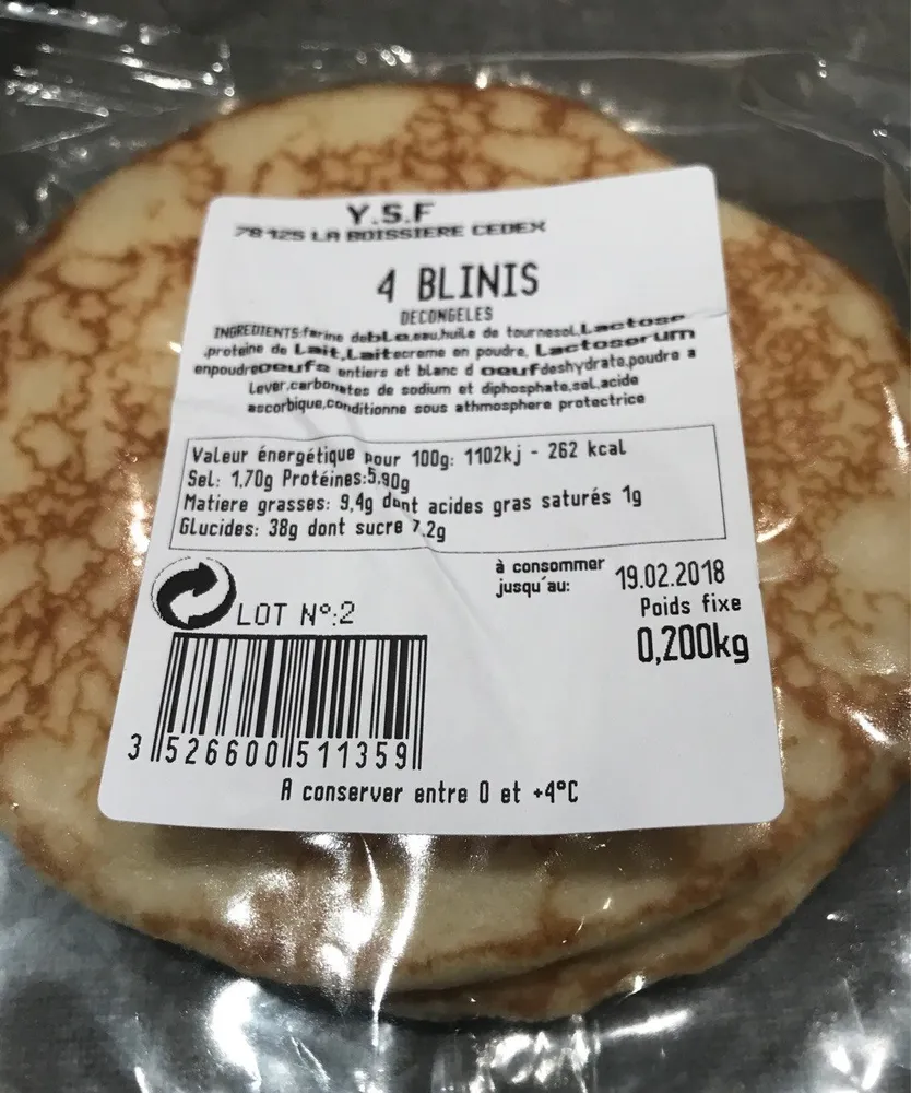 4 Blinis