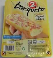 Barquito oignons lardons