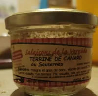 Terrine de canard au Sauternes