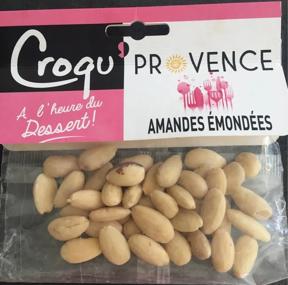Amandes émondées