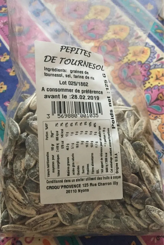 Pepites de tournesol