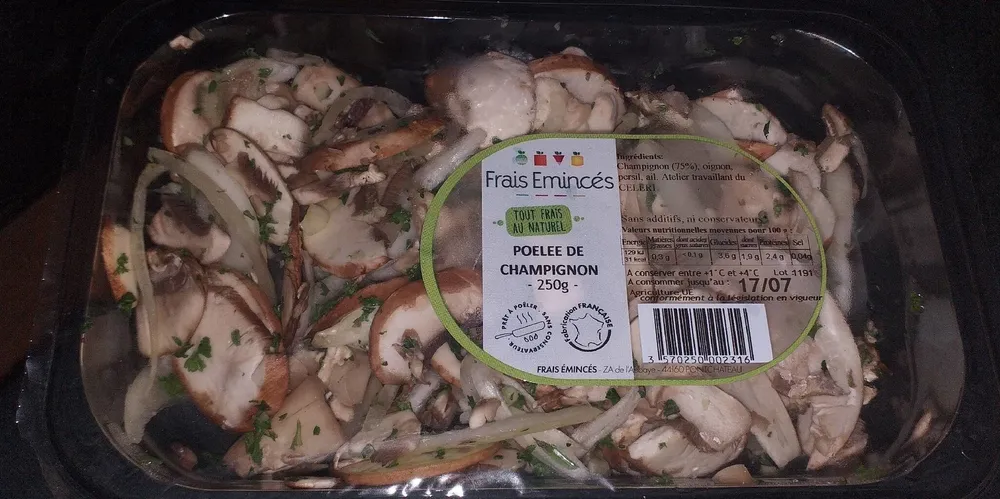 Poelée de champignons