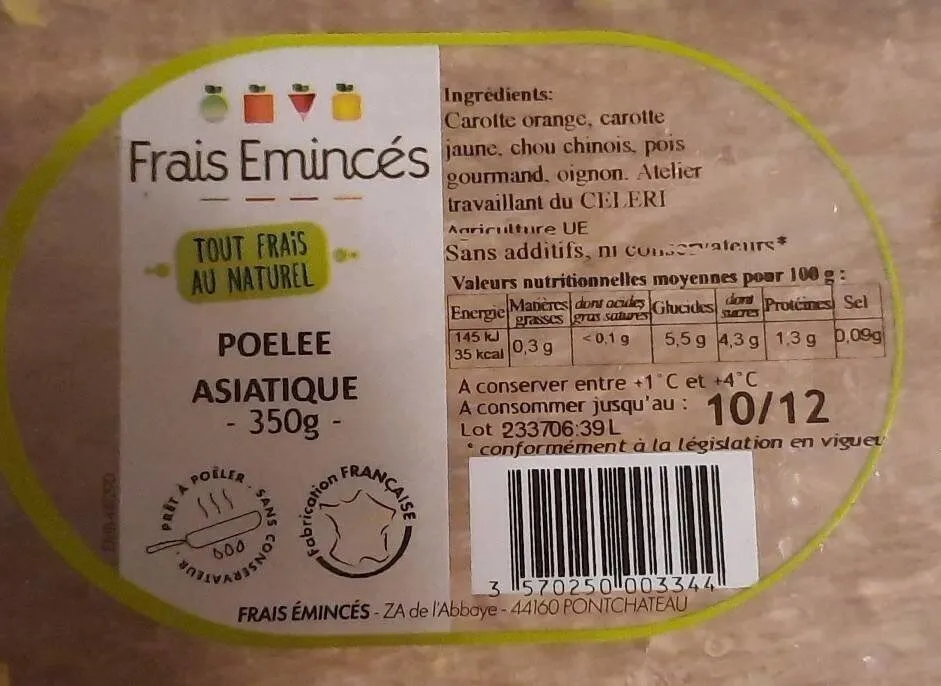 Poêlée asiatique