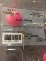 Radis rond, barquette 250g