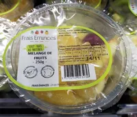 Mélange 4 fruits, barquette 250g