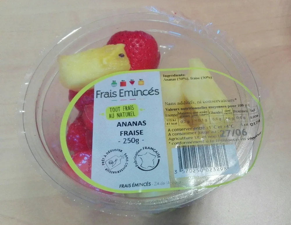 Frais émincés