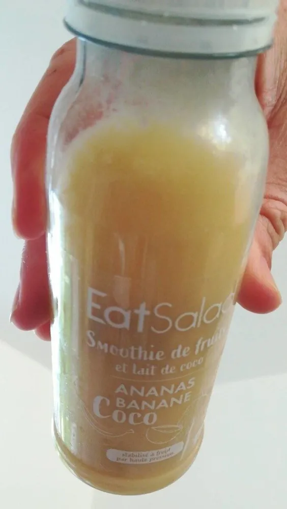 Smoothie de fruits et lait coco
