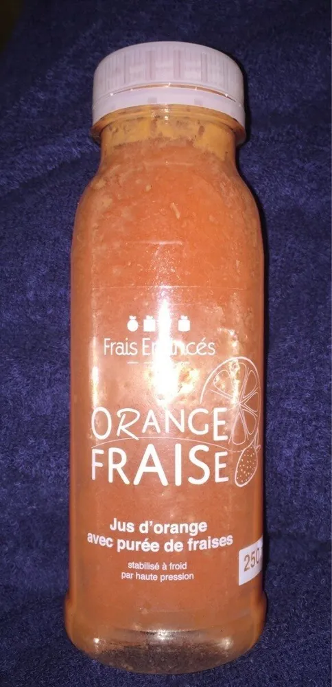 Jus Orange fraise