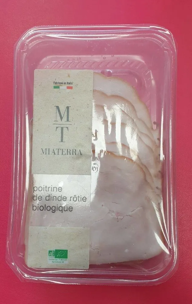 Poitrine de dinde rotie biologique