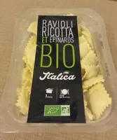 Ravioli ricotta et epinards bio