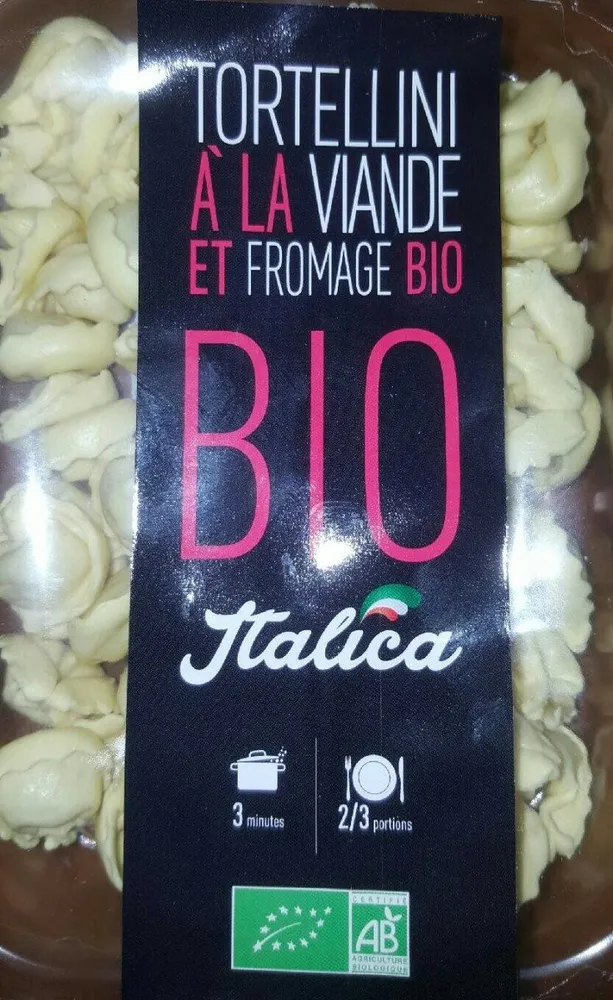 Tortellini à la viande et fromage bio