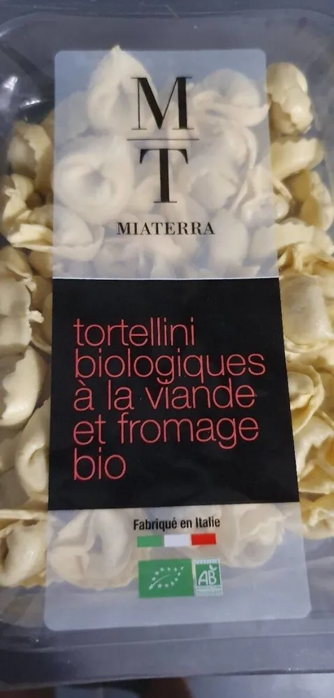 Tortellini biologiques à la viande et fromage bio