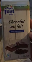 Chocolat au lait fourré saveur crème