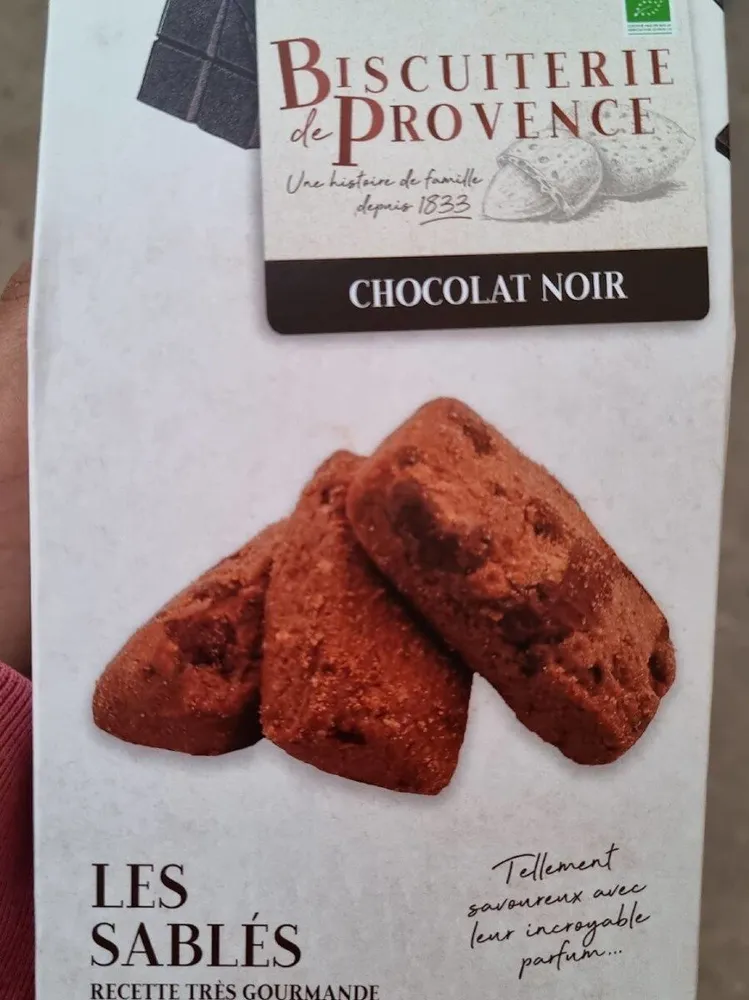 Les sablés chocolat noir