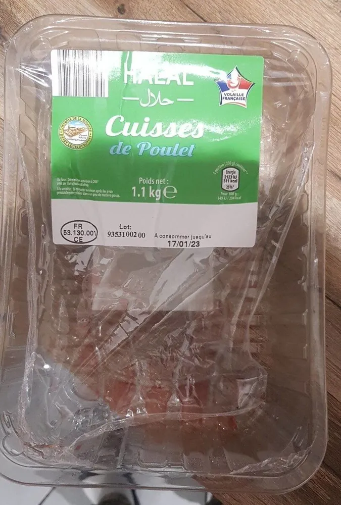 Cuisse poulet halal