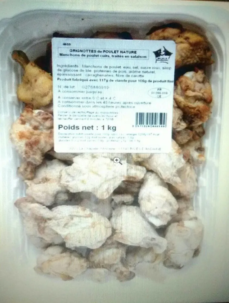 Grignottes de poulet nature