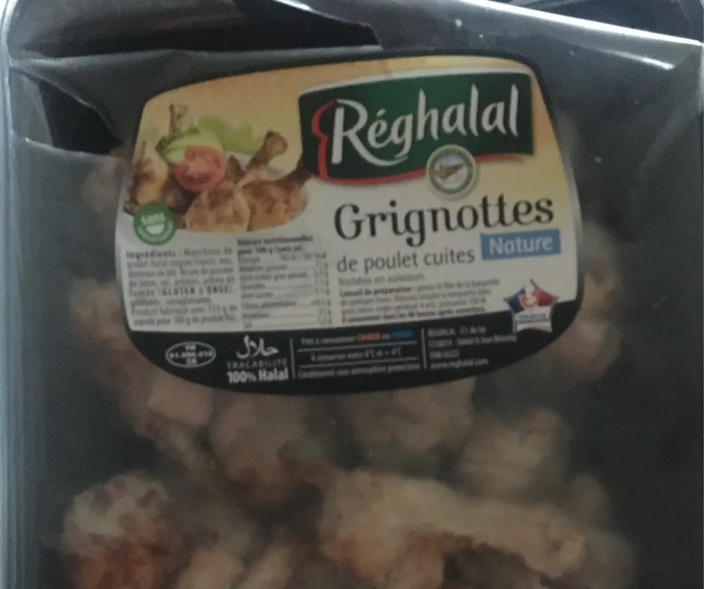 Grignottes de Poulet Cuit Nature