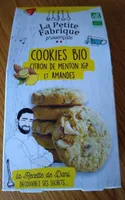 Cookies bio, citron de Menton IGP et amandes