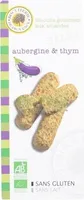 BISCUITS GOURMETS AMANDES AUBERGINE ET THYM