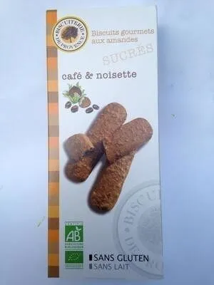 Biscuits gourmets aux amandes, café & noisette