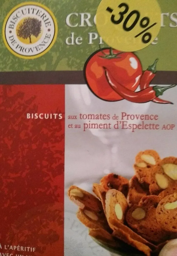 Biscuits tomates et piment d’espelette 75G