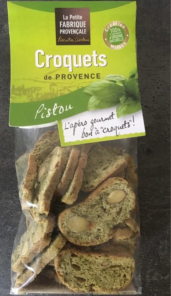 Croquets de provence au pistou
