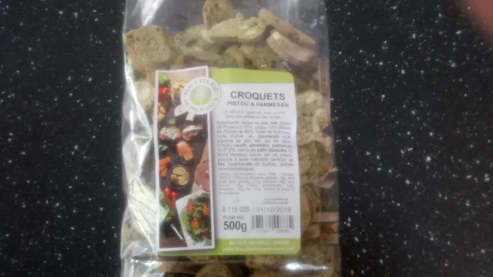 Croquets pistou et parmesan