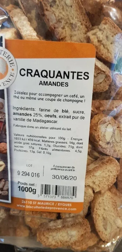 Craquantes amandes