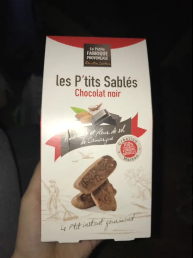 Les P’tits Sablés chocolat noir