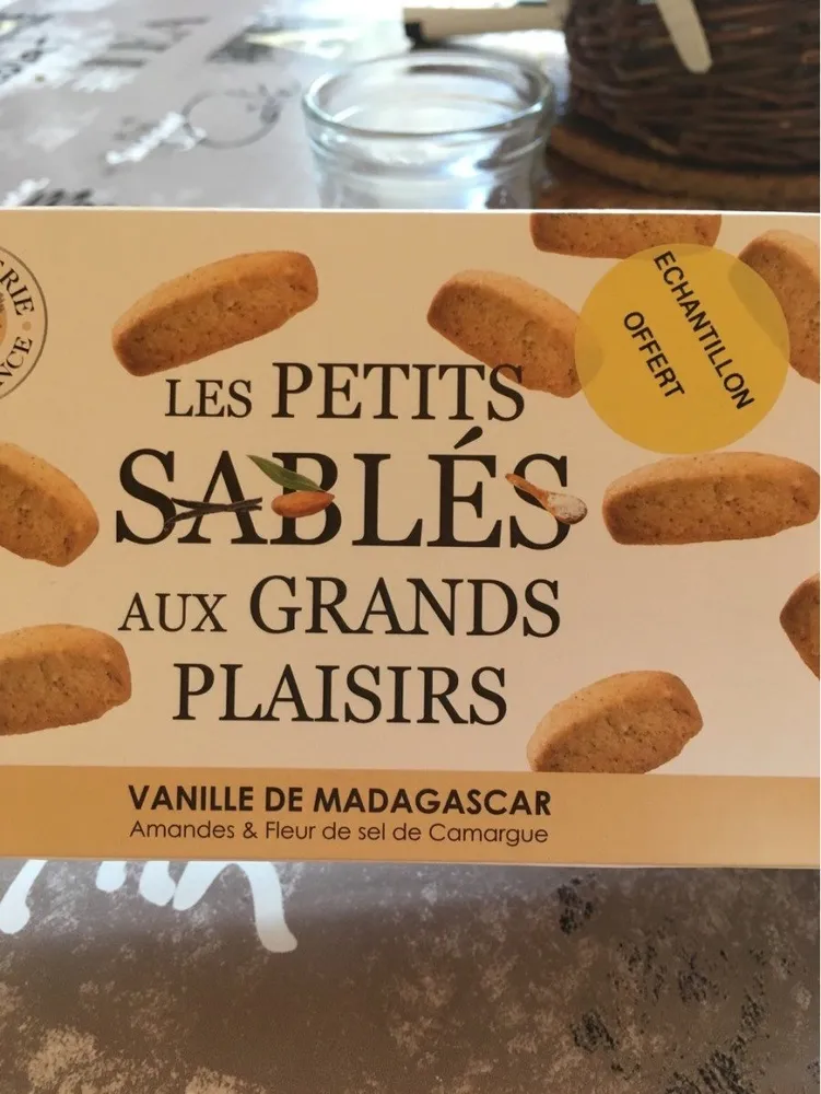 Les petits sables aux grands plaisir vanille