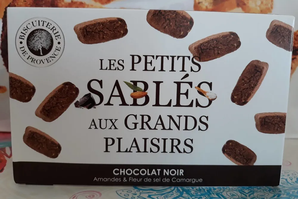 Petits sablés au chocolat noir