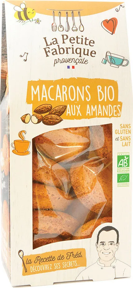 Macarons BIO aux amandes sans gluten & sans lait