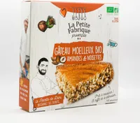 Gâteau moelleux BIO amande Noisette sans gluten