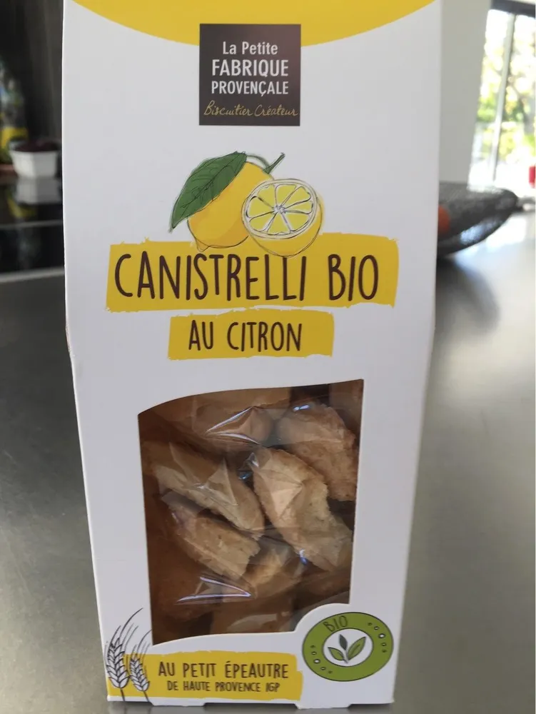 Canistrelli bio au citron