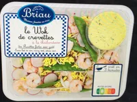 Le wok de crevettes a la thailandaise