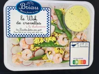 Le wok de crevettes a la thailandaise