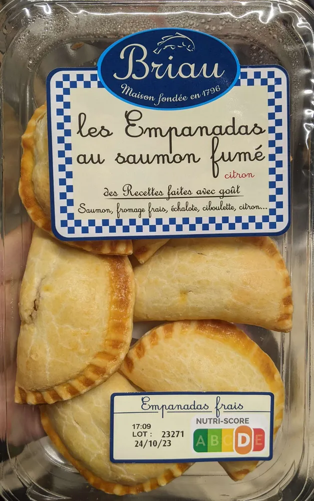 Les Empanadas au saumon fumé citron