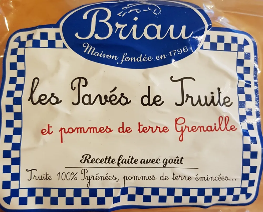 Les Pavés de Truite et pommes de terre Grenaille
