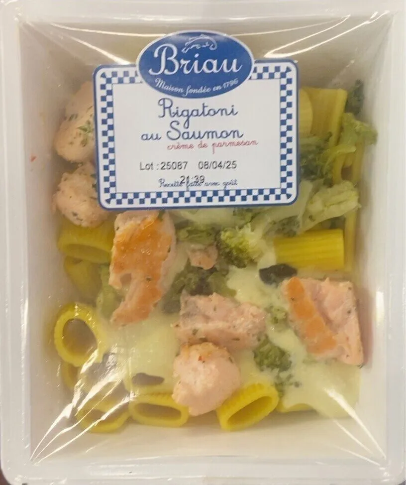 Rigatoni au saumon