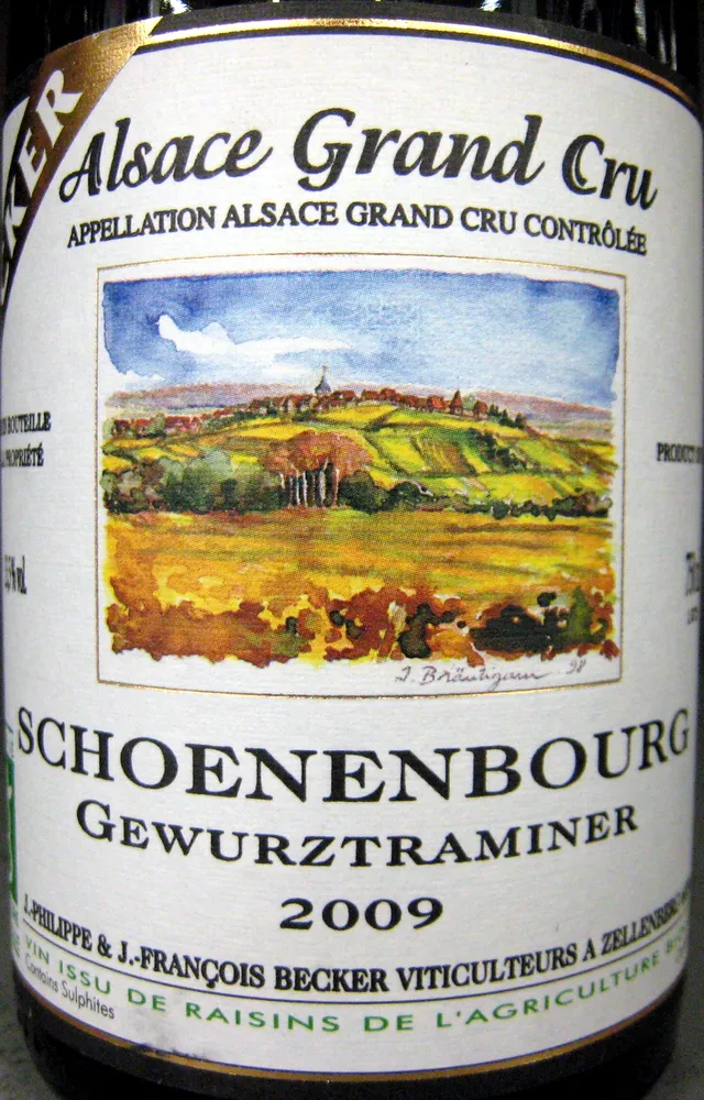 Schoenenbourg Gewurztraminer 2009 AOC Bio