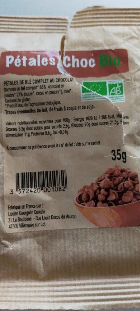 Pétales choc bio
