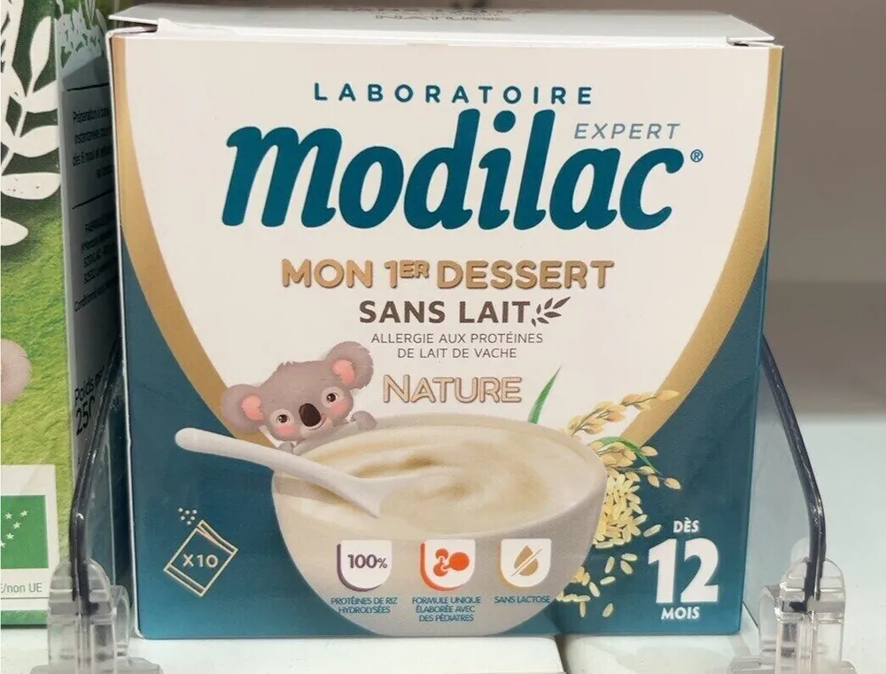Mon 1er dessert sans lait nature
