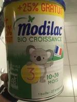 Lait bio croissance