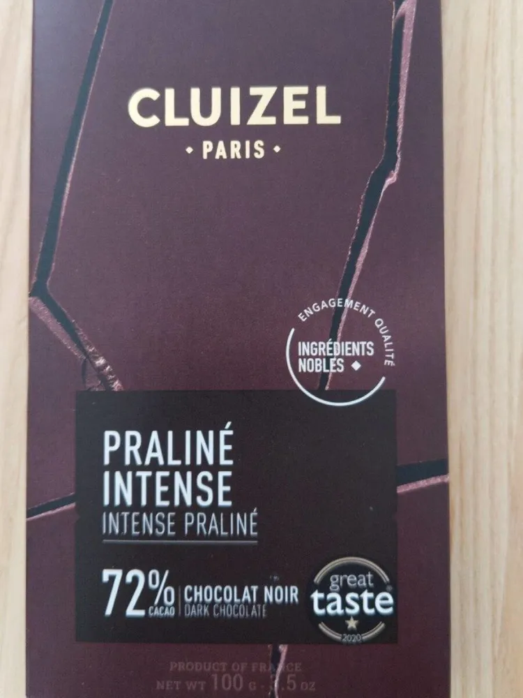 Praline Intense chocolat noir 72%