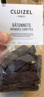 Bâtonnets oranges confites